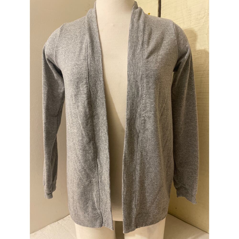 Marine Layer Women's Size XS Open‎ Front Knit Cardigan Sweater Grey
